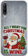 All I Want Christmas Is Wine Xiaomi Mi A3 Flexible TPU Transparent Silicone