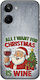 All I Want Christmas Is Wine Realme 10 4g Черен TPU Силикон
