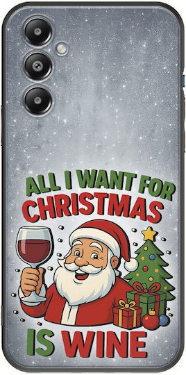 All I Want Christmas Is Wine Samsung Galaxy M35 5g Черен TPU Силикон
