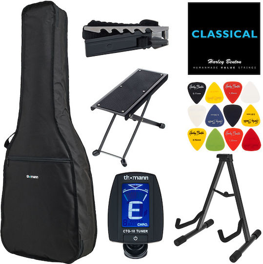 Harley Benton Case Classical Guitar Black