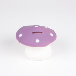 Lilac Mushroom Piggy Bank Egmont Toys