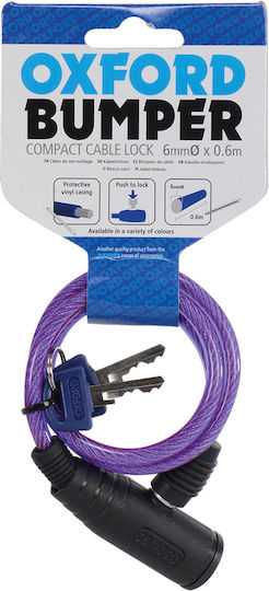 Oxford Motorcycle Chain Lock Motorcycle Chain Lock with 6mm Pin in Purple