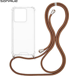 Θήκη Σιλικόνης Κορδόνι Sonique Armor Clear Motorola Edge 60 Fusion 5g Καφέ Θήκη Σιλικόνης Κορδόνι Sonique Armor Clear Motorola Edge 60 Fusion 5g Καφέ