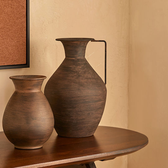 Spitishop Διοσμητικό Βάζο Μεταλλικό Wonj Χρυσό 19.5x19.5xΥ30cm