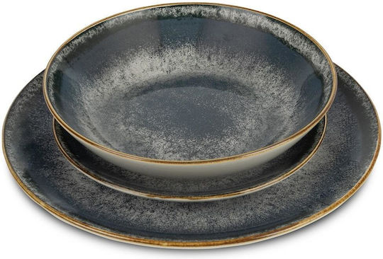 Berlinger Haus Gray Porcelain Dinnerware Set 18pcs