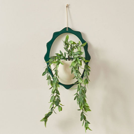 Artificial Plant Hanging Pot 19.5x9x52 A-s Cheri 206504 White Ceramic