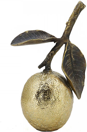 Zaros Dekoratives Zitronenbaum Zweigstelle Gold 21cm Tm423