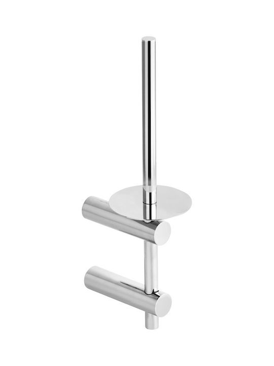 Bronze Art Χαρτοθήκη Inox Ασημί