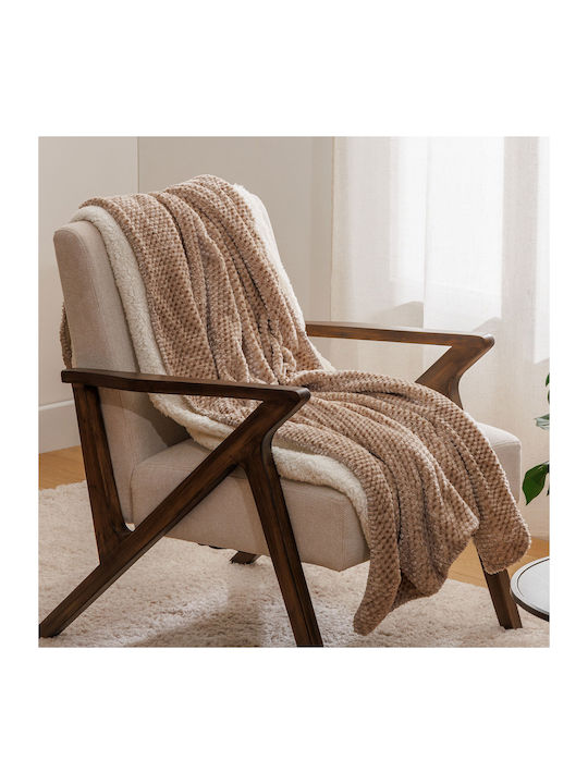 A-s Lyno Fleece Blanket Sofa 130x170cm Beige