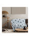 Das Home 1380 Fleece Sofa Blanket 130x170cm Light Blue