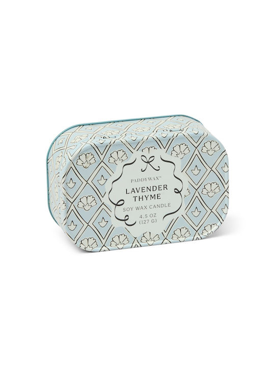Paddywax Aromatic Candle in Metal Box with Lavender Perfume 127gr