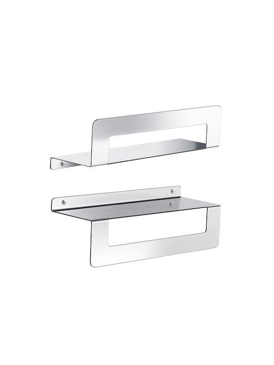 Gedy Cleo Double Wall-Mounted Bathroom Shelf Un...