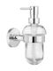 Bronze Art Spender Glas Silber