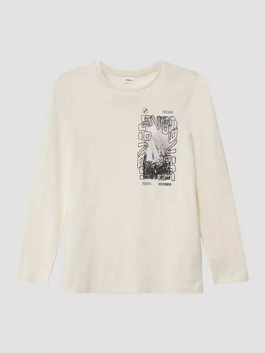Kids' Shirt Long Sleeve Ecru