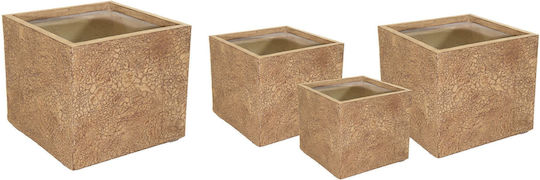 Fankon Flowers Planter Brown