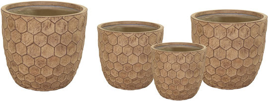 Fankon Flowers Planter Brown