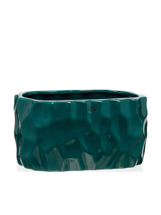 Fankon Flowers Planter Ceramic Bronze 28x16.5x14.2cm.