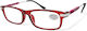 Optosquad Lesebrille +0.75 in Rot Farbe 8970-1
