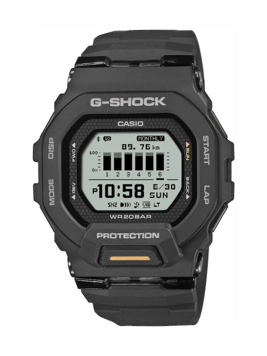 Casio Digital Men's Watch Battery with Black Ru...