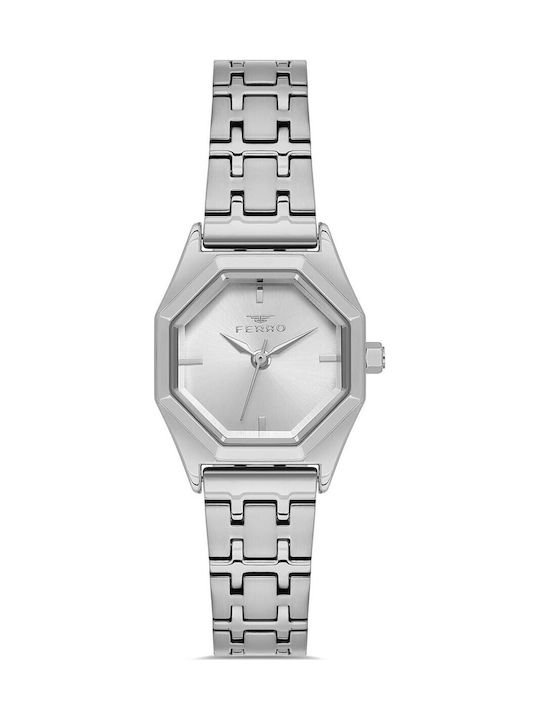 Ferro Women's Watch with Silver Metal Bracelet