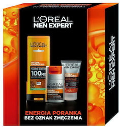 L'Oreal Paris Men Expert Hydra Energetic Hautpflegeset für Reinigung Körperreinigung, Feuchtigkeitsspendend & Gesichtsreinigung L'Oreal Paris Men Expert Hydra Energetic Hautpflegeset für Reinigung Körperreinigung, Feuchtigkeitsspendend & Gesichtsreinigung
