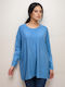 Damen Pullover Sky Blue