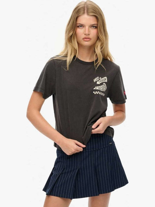 Superdry Дамска Тениска Сива