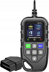 Obd2 Car Diagnostic Tester Zola Read Clear Error Codes Lcd Screen 12.9 X 6.8 X 1.8 Cm