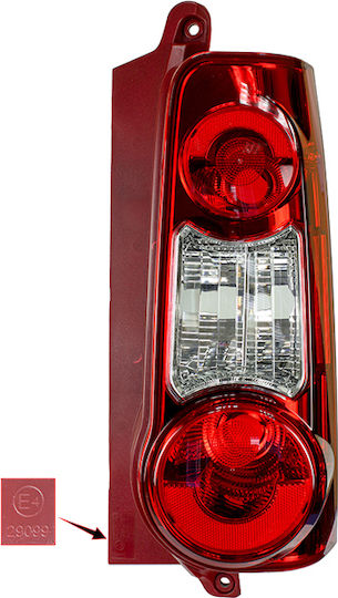 Stop Rear Light Peugeot Partner Berlingo Double Door 2008-2011 Rh