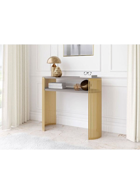 Oswego 145 Konsole Cashmere, Gold L100xB30xH86cm