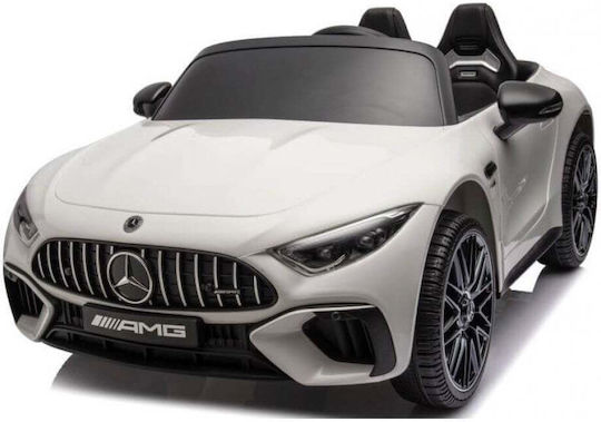 Mercedes AMG SL63 Doppelsitzer mit Fernbedienung Lizensiert 12 Volt Weiß MS001205-Weiß