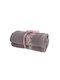 Nef-Nef Homeware Hope Set Weihnachtliche Servietten Stoff Silber L50xB30xD2cm. 2Stück