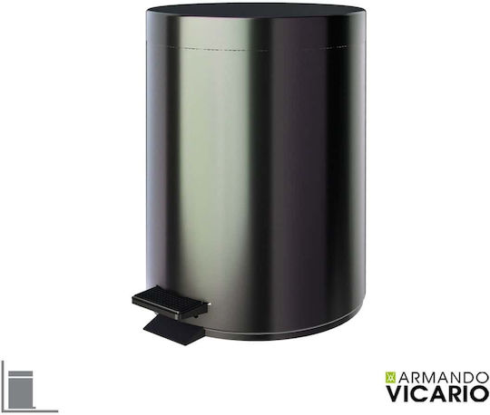 Armando Vicario Plastic Bathroom Basket 5lt Black