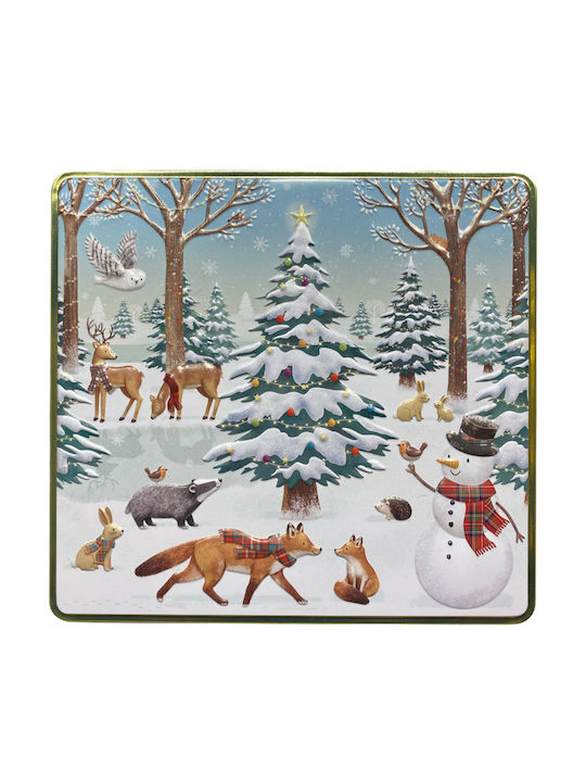 JK Home Decoration Χριστουγεννιάτικο Μεταλλικό 23x21εκ.