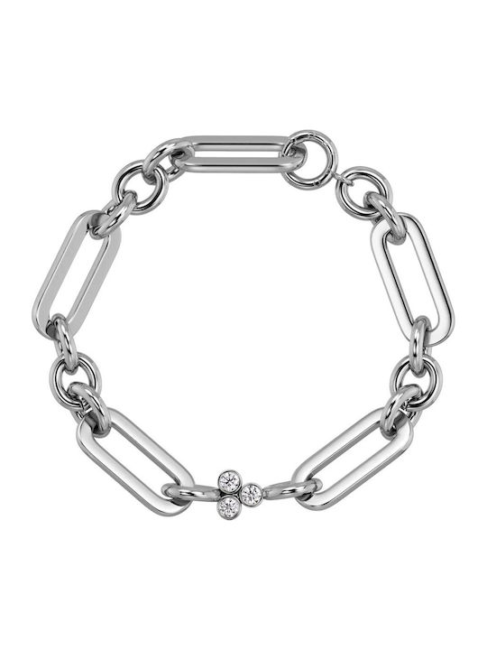 Edblad Women's Chain Bracelet Made of Stainless Steel with Zircon 16cm