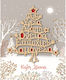 Hwx108 Fun Creations Greeting Christmas Card Ho...