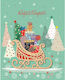 Hwx113 Fun Creations Greeting Christmas Card Ho...