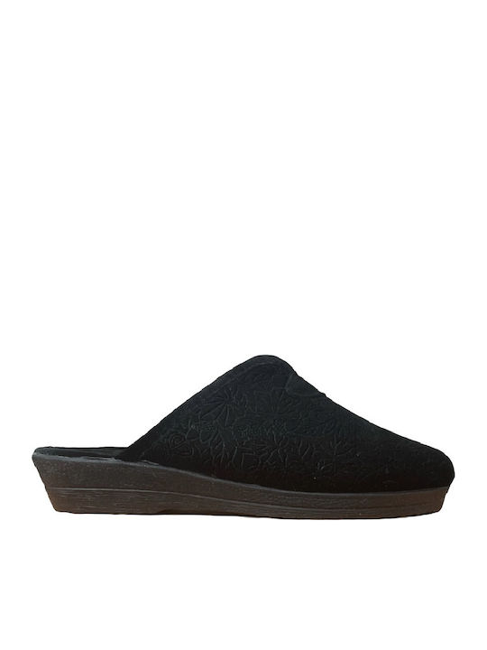 Adam's Shoes Winter Women's Slippers Black