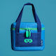 Super Petit School Insulated Snack Bag Blue 16.5x15x20cm