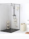 5Five Floor Bathroom Shelf Metallic with 3 Shelves 28.9x16x289cm Beige