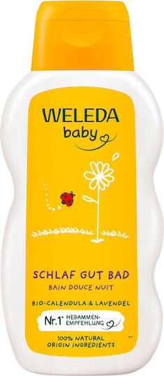 Weleda Weleda Good Night Bath Παιδικό Αρωματικό Μπάνιο Τη Βραδινή Ρουτίνα Καλέντουλα & Λεβάντα 200ml
