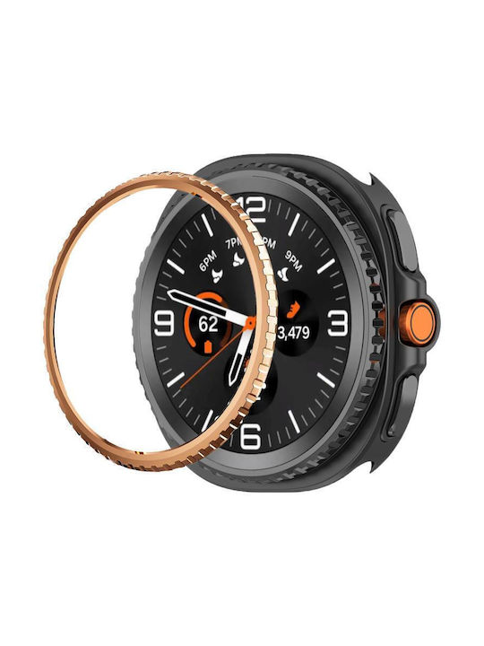 Metal Protective Ring for Samsung Galaxy Watch8 Classic 46mm Rose Gold