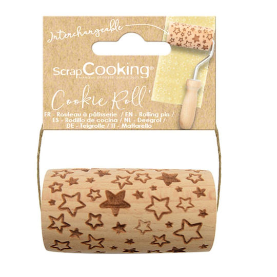 Nudelholz Zuckerteig Stern Design – Scrapcooking Nudelholz Zuckerteig Stern Design – Scrapcooking