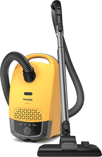 Miele Guard S1 Ηλεκτρική Σκούπα 890W με Σακούλα 3.5lt Κίτρινη