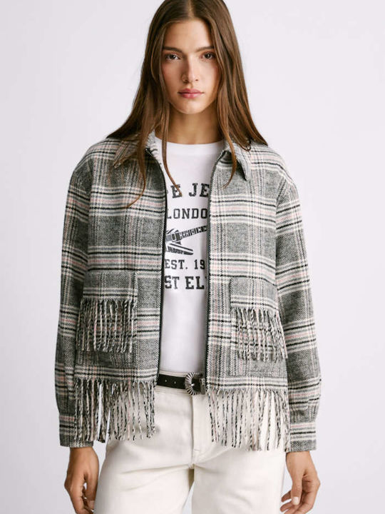 Damen Bomberjacke Gray