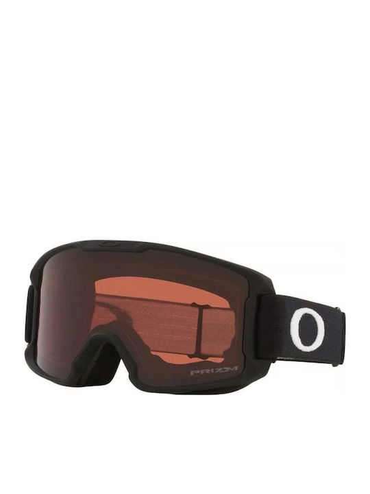 Oakley Snow Mască de Schi și Snowboard pentru Adulți Neagră cu Lentilă Neagră