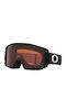 Oakley Snow Mască de Schi și Snowboard pentru Adulți Neagră cu Lentilă Neagră