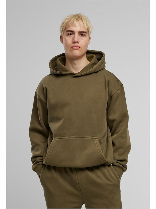 Urban Classics Суитшърт с Качулка Warm Khaki