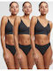 Γυναικεία Brazil 3Pack Μαύρα