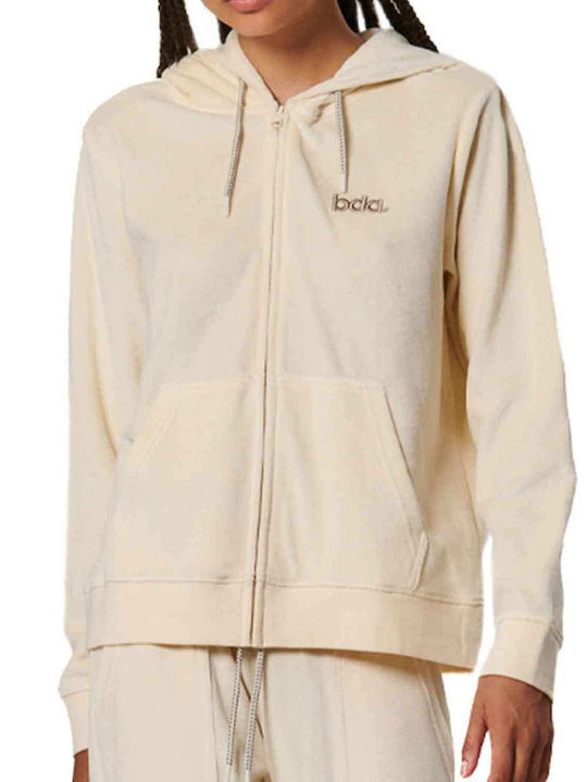 Body Action Women's Sweatshirt Jacket Velvet Ho...